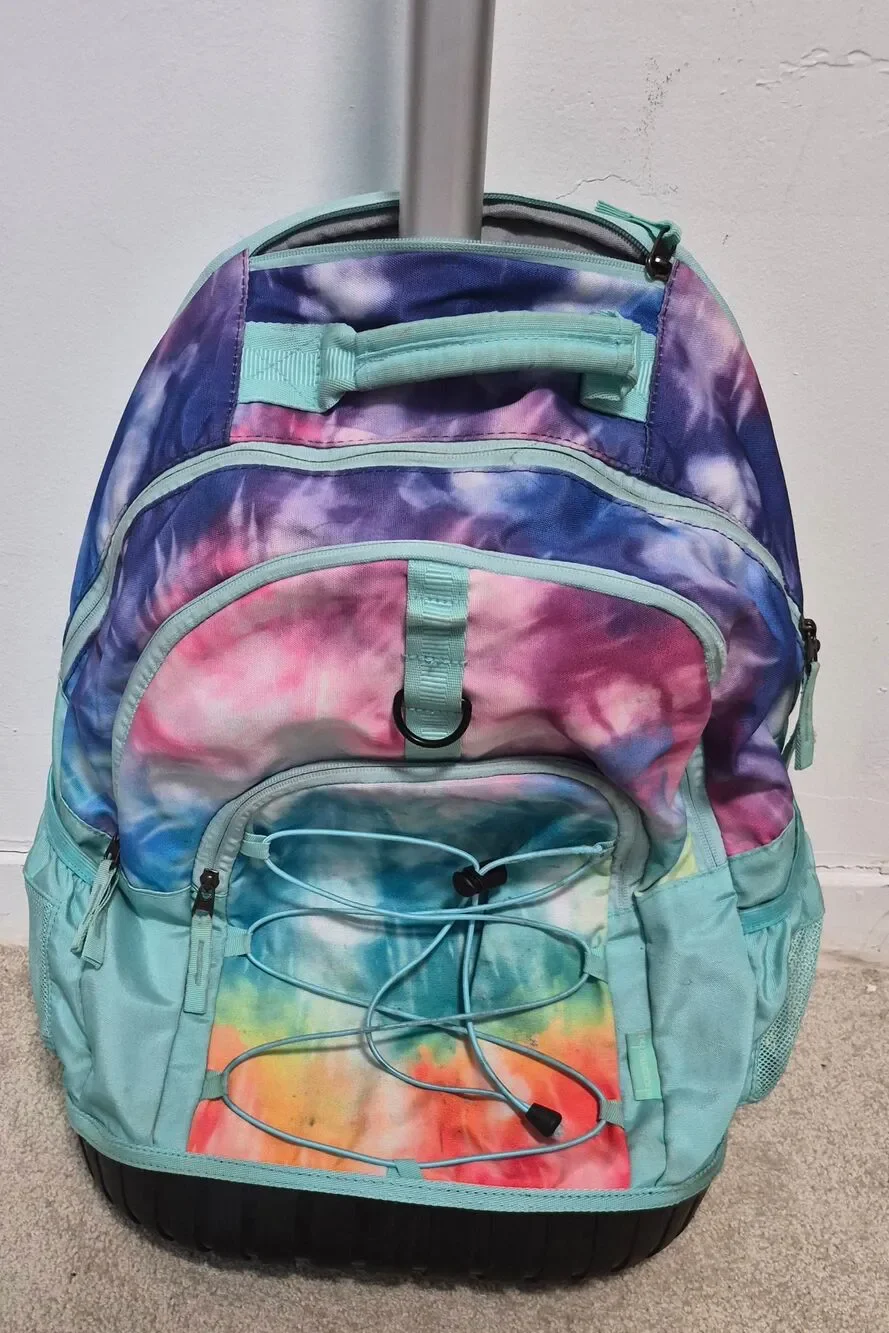 Tie Dye Rolling backpack backpack designed